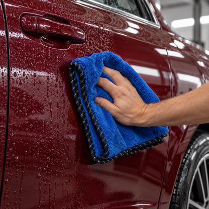 ☁️Car Microfiber Cleaning Cloth | High-Absorbency Drying Towel | Soft Streak-Free Wipe