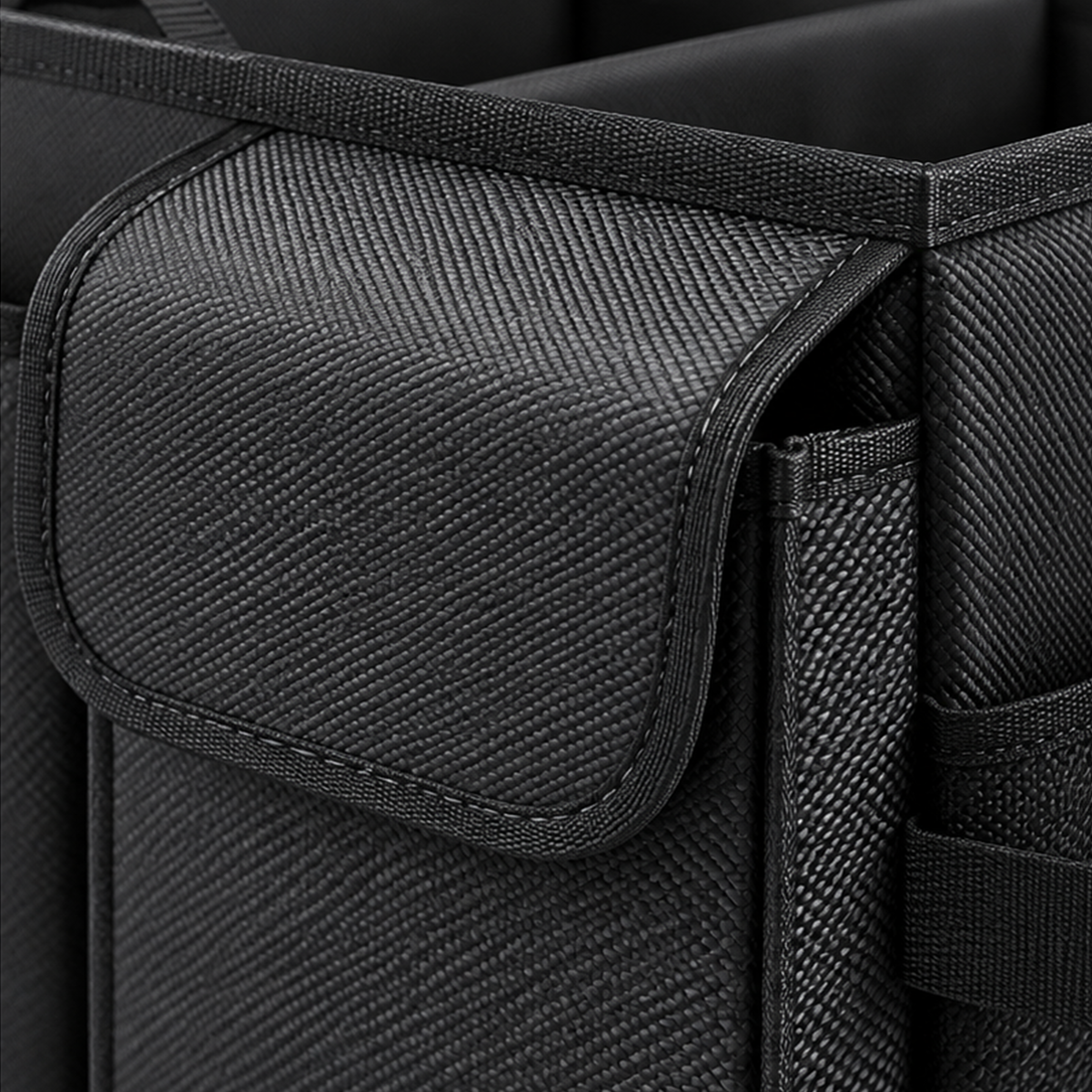 📌Multi-Compartment Car Trunk Organizer | Foldable Storage Bin | Large-Capacity Vehicle Storage