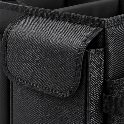📌Multi-Compartment Car Trunk Organizer | Foldable Storage Bin | Large-Capacity Vehicle Storage