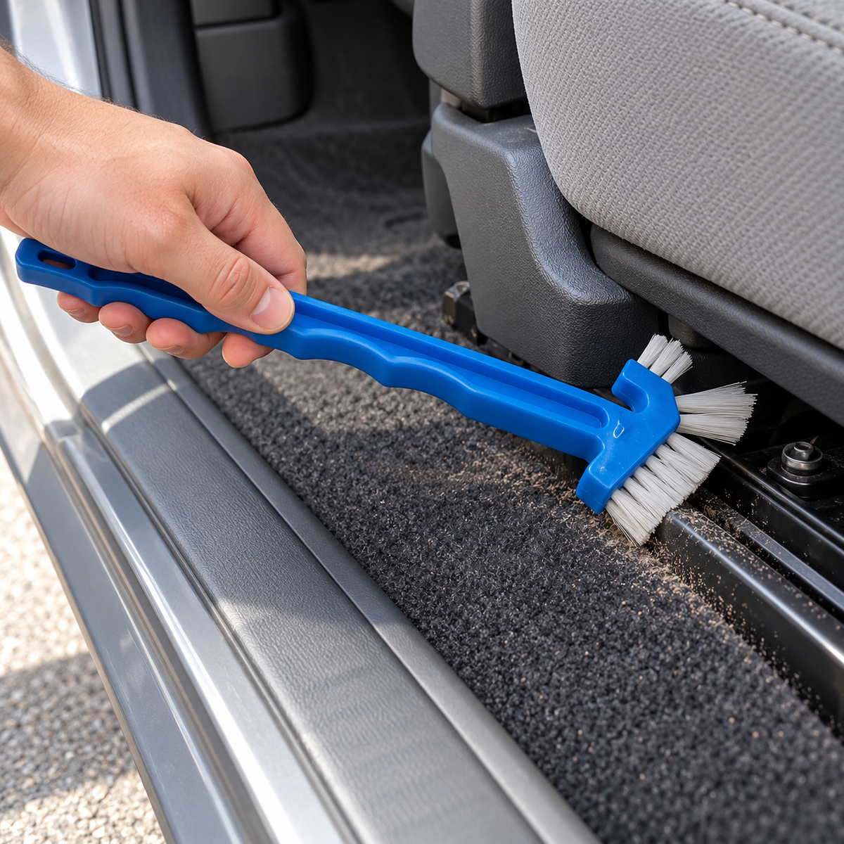 🕸️Car Air Vent Cleaning Brush | Multi-Angle Brush Head | Crevice Dust Removal | Interior Detailing Tool