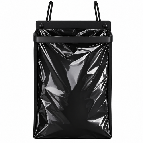 🗑️ Car Seat-Back Trash Bag | Wide-Open Hanging Design | Commuting & Family Trips | Rear-Seat Waste Storage