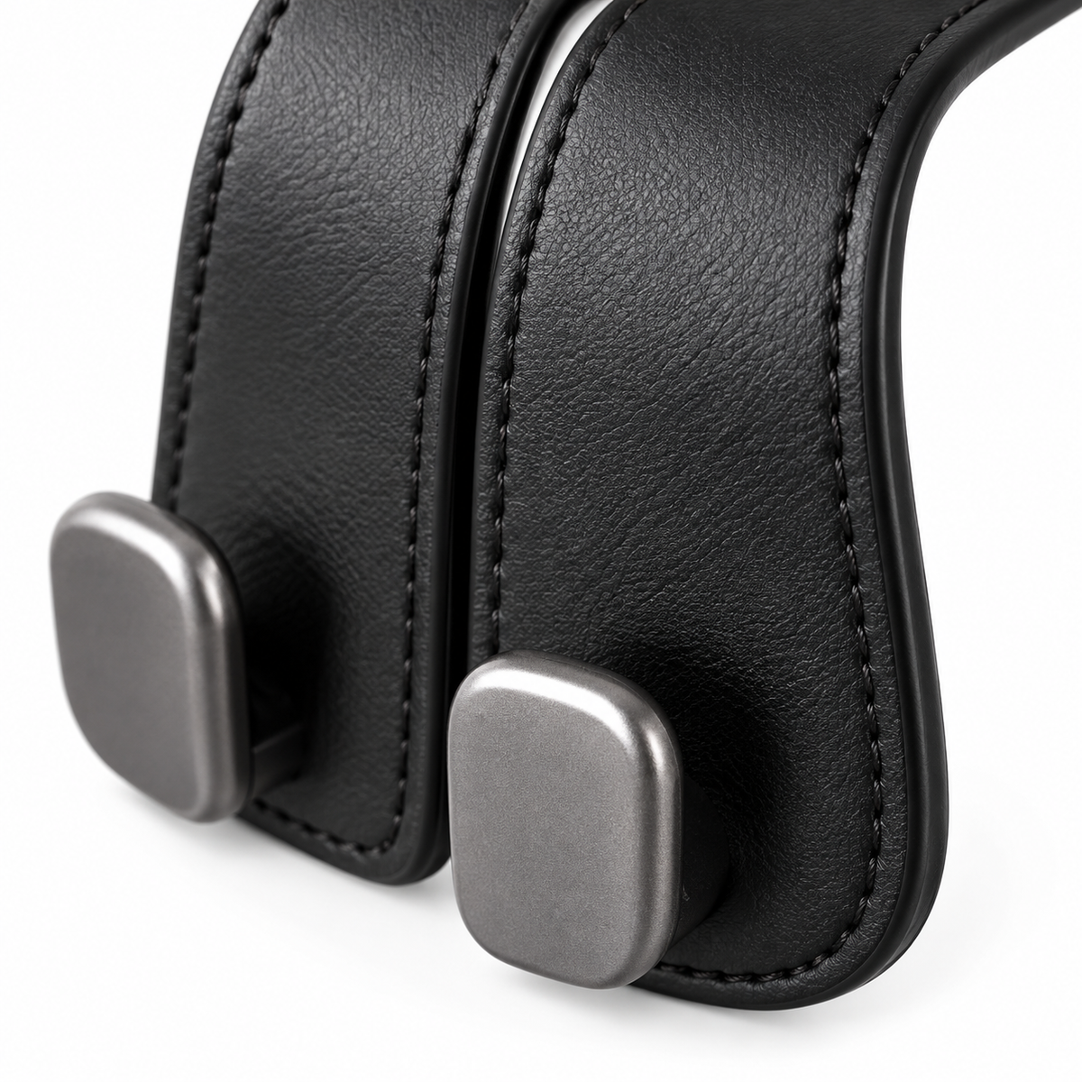 🛻Leather Car Headrest Hooks | Bag Hanging Storage | Seat-Back Organizer | Refined Car Interior
