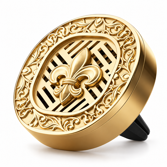 ✨Gold Car Air Vent Diffuser | Vintage Emblem Design | Vent-Mounted Fragrance | Refined Interior Accent