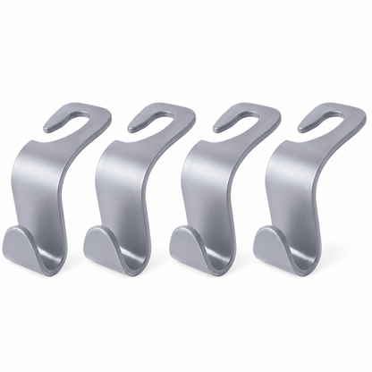 🚖Car Headrest Hooks | Seat-Back Storage Hangers | Handbags & Shopping Bags | 4-Pack Car Hooks