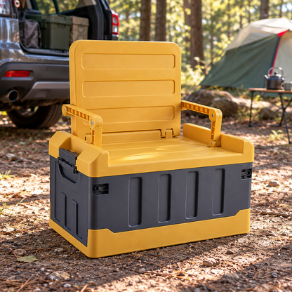 🧳Foldable Car Trunk Organizer | Large-Capacity Storage Box | Built-In Seat-Style Top