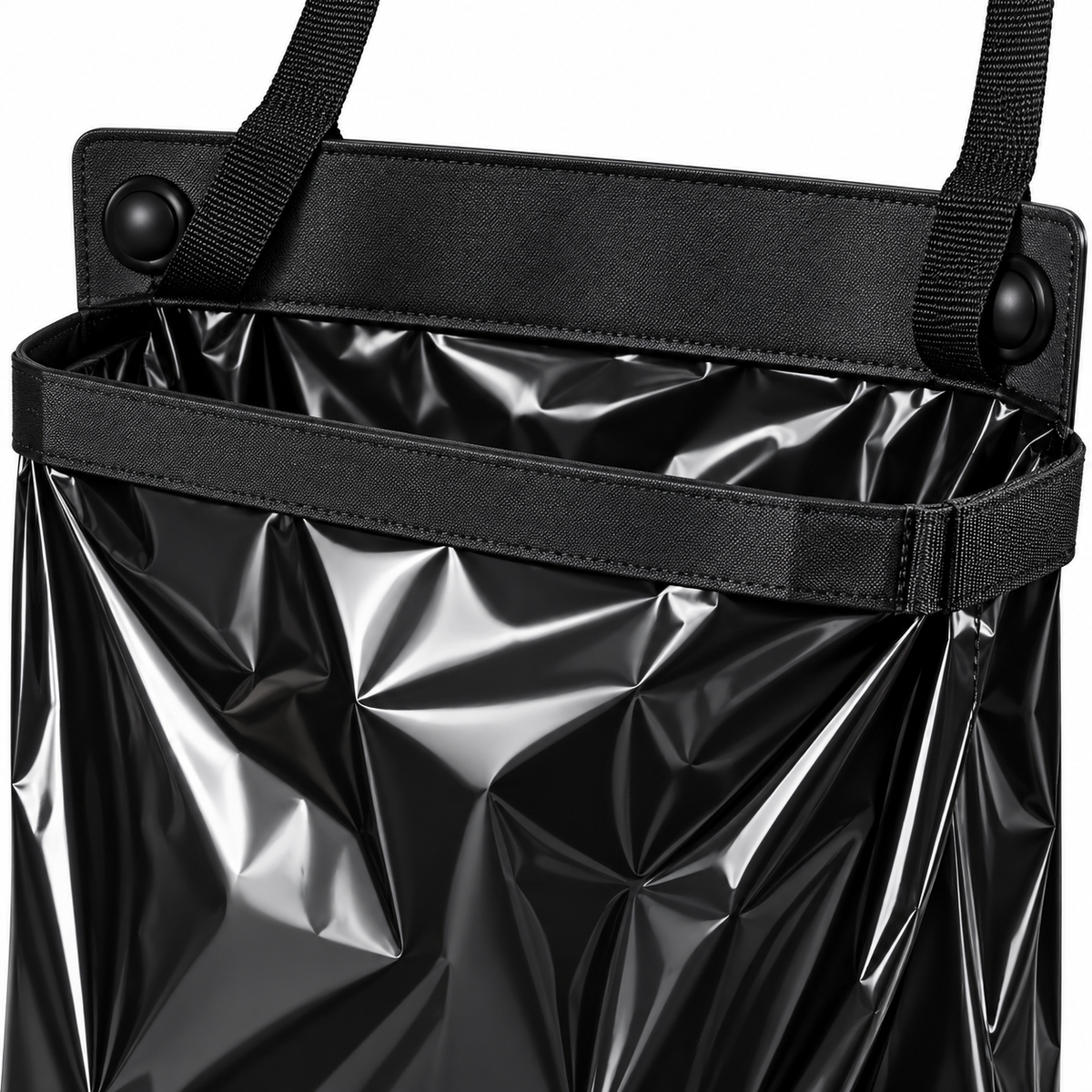 🗑️ Car Seat-Back Trash Bag | Wide-Open Hanging Design | Commuting & Family Trips | Rear-Seat Waste Storage