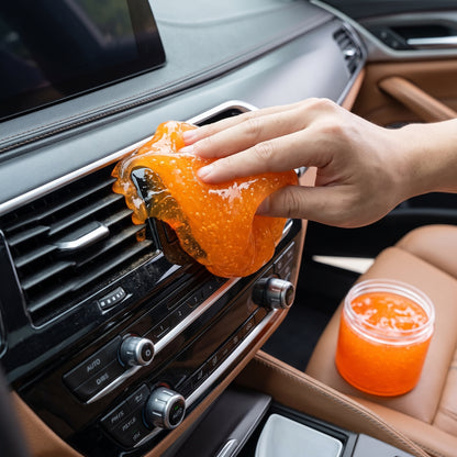 🧸Car Cleaning Gel | Air Vent Dust Removal | Dashboard Detail Cleaning | Soft Dust-Lifting Formula